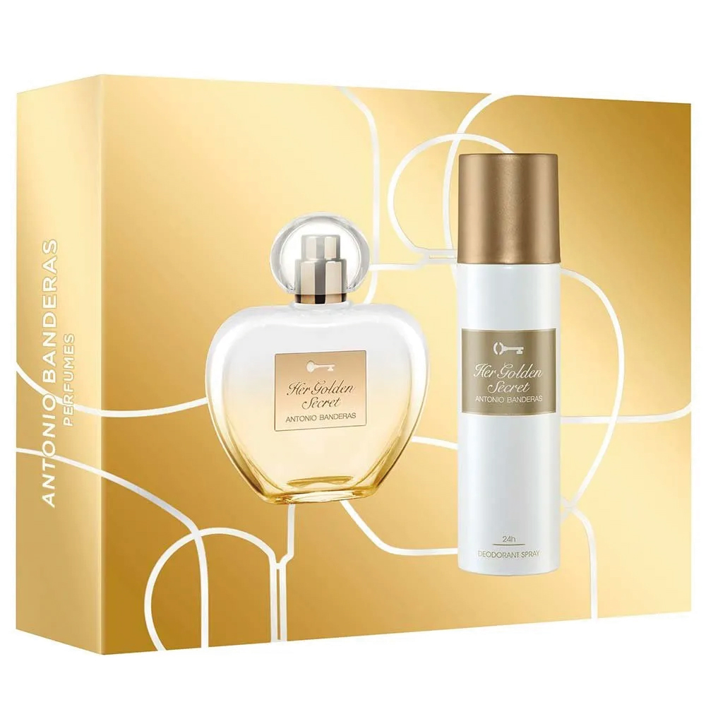 ANTONIO BANDERAS ESTUCHE HER GOLDEN SECRET EDT X 80 ML.